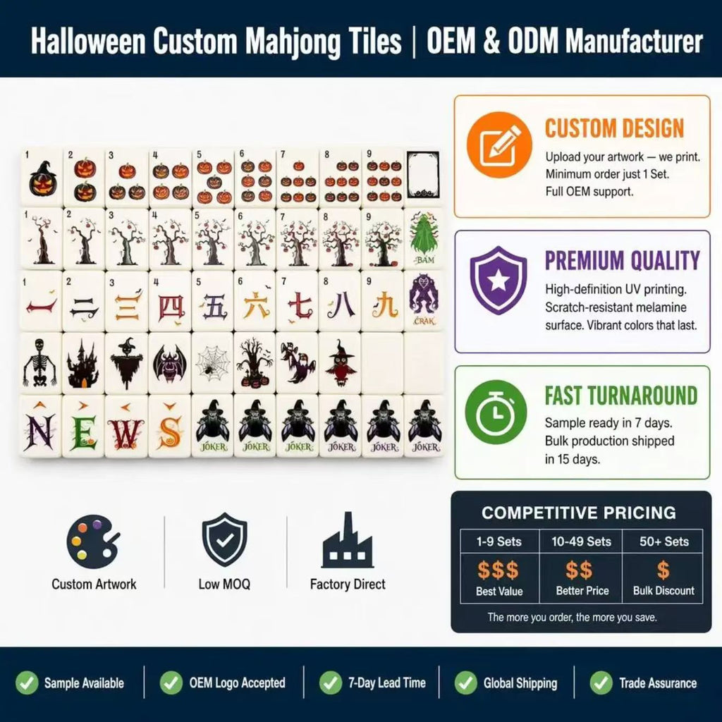 Halloween Limited Edition American Mahjong Set
