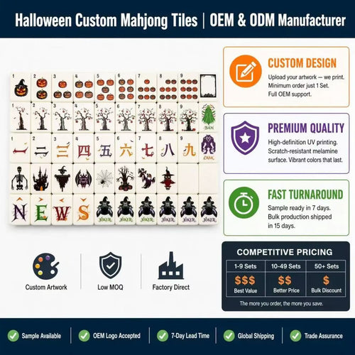 Halloween Limited Edition American Mahjong Set